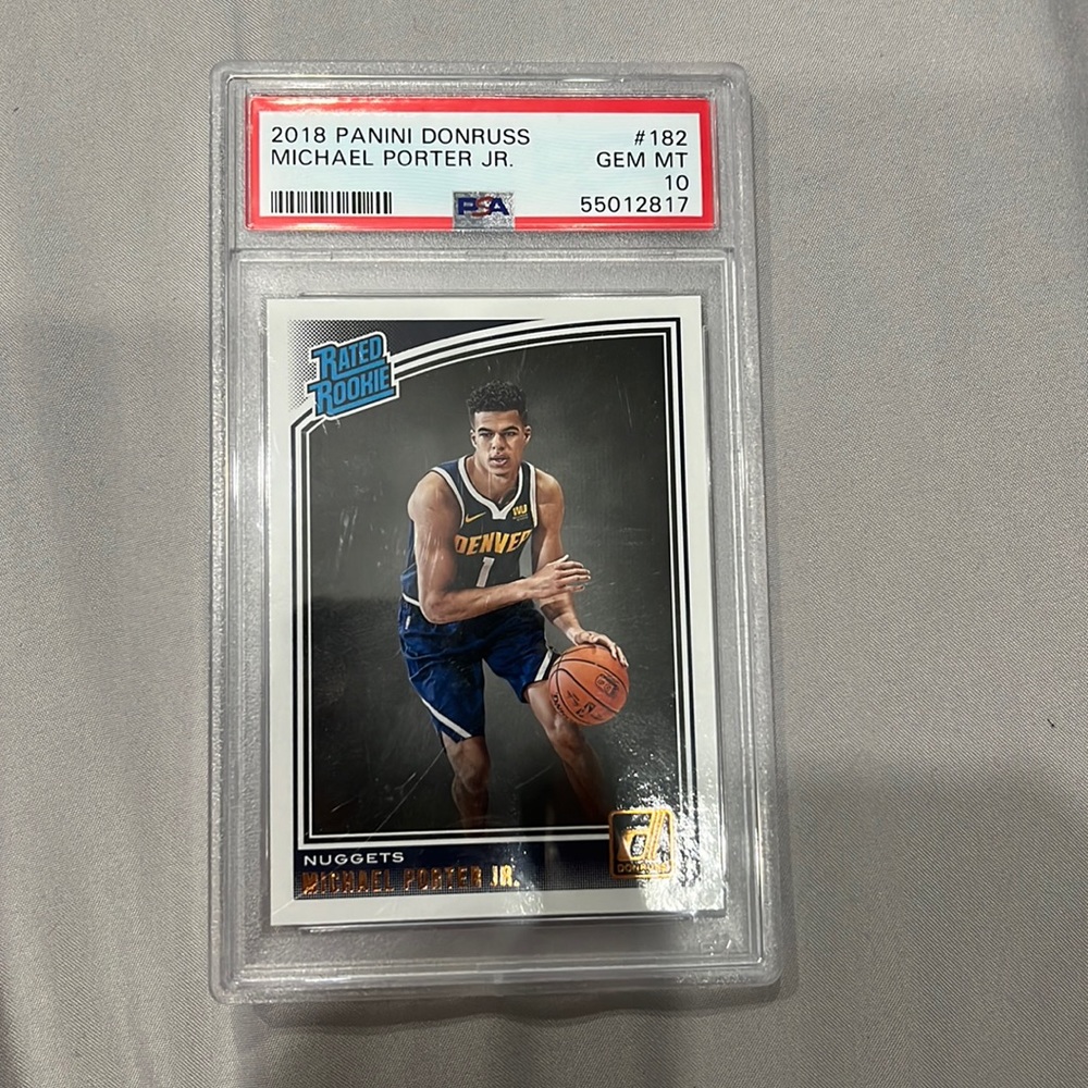 Michael Porter Jr Rated rookie PSA 10 Basketball card